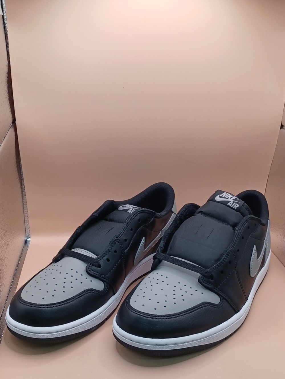 Nike Air Jordan 1 Retro Low OG-Black/Grey Men Size 12 US CZ0790-003